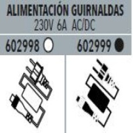 Guirnalda luces 180 LED cable marrón 12m  8w Vaelza