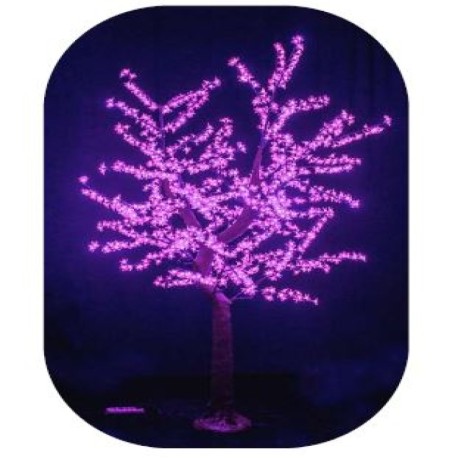 Árbol luminoso LED cerezo rosa 2.50m Vaelza