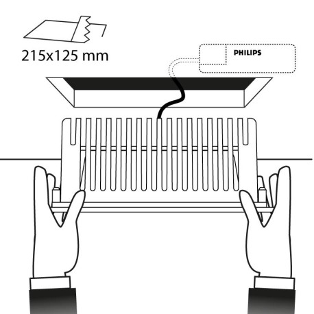 Downlight led Halide Lyon empotrable 35w I-TEC