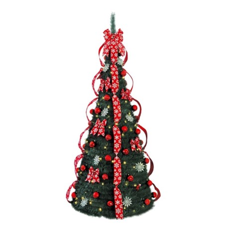 Árbol de navidad plegable decorado con luces Niah GSC