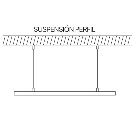 Kit de suspensión perfil superficie D-360 I-TEC