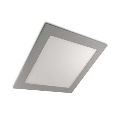 Downlight Slim empotrable cuadrado 12w gris I-TEC