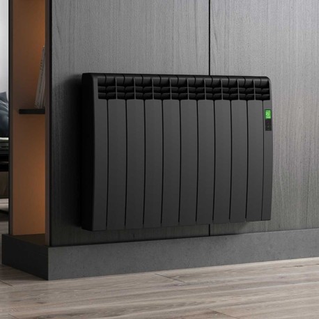 Radiador eléctrico con wifi bajo consumo serie D 1600w negro Rointe